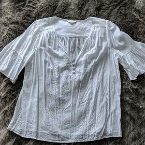 Lucky Beand All White Blouse